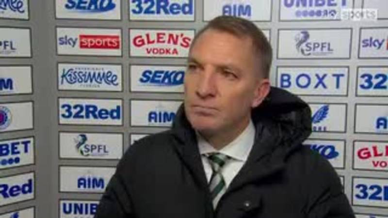 Rodgers: Rangers were better | ‘Defeat a reminder we must keep fighting’