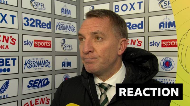 Rodgers says lead maybe ‘took O** F*** edge off’ for Celtic