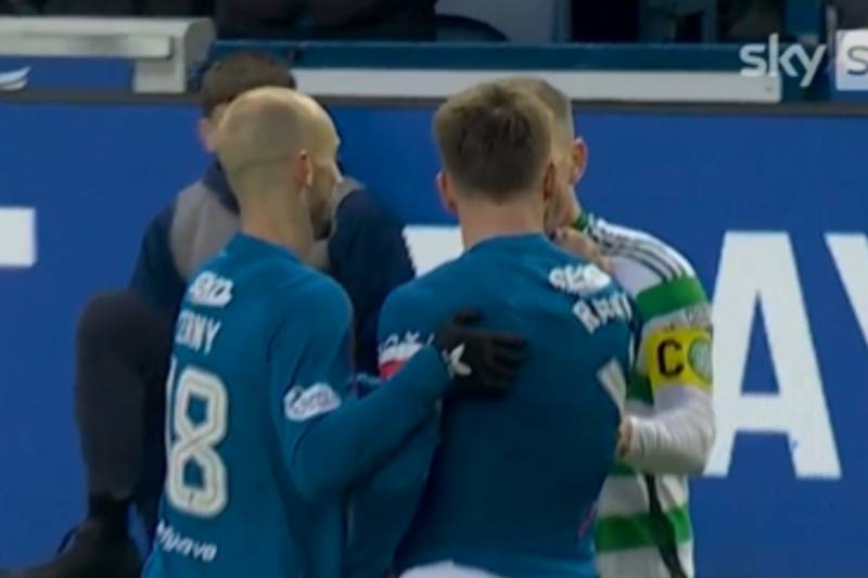 Watch as Raskin & McGregor clash in furious Rangers vs Celtic confrontation