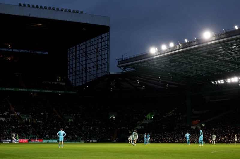 Celtic Park plunged into DARKNESS during St Mirren clash as live broadcast cuts out and fans left baffled