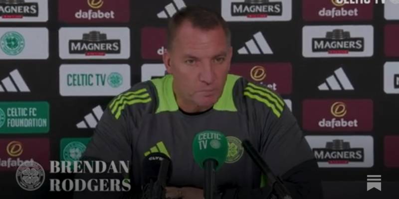 Dundee Utd Pre-Match Press Conference: Brendan Rodgers Full Transcript