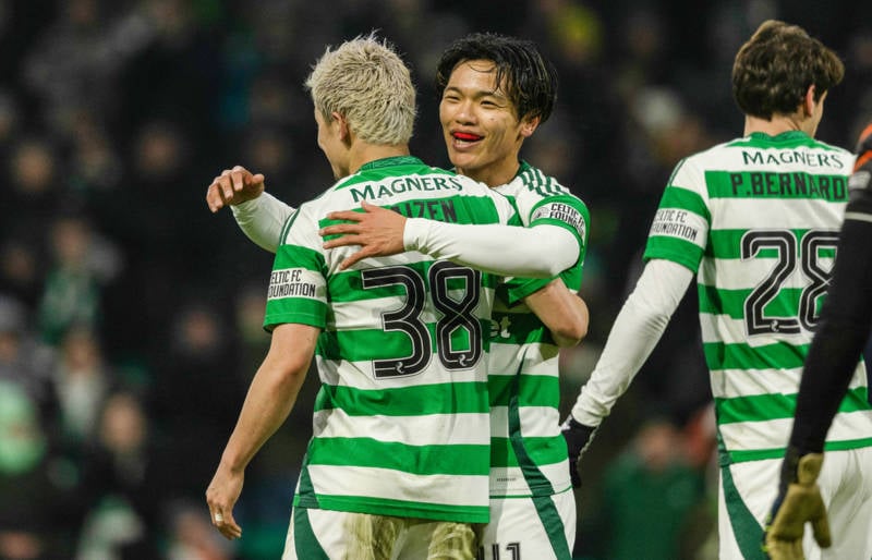 Celtic boss clears up Nicolas Kuhn warm-up mystery as stars praised for ‘weathering the storm’ in gritty Dundee Utd win