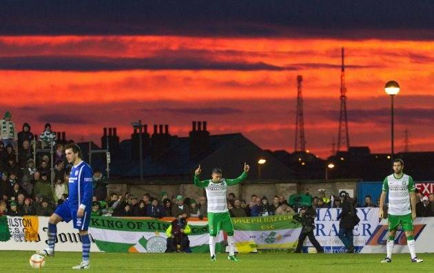 Celtic on this Day – Under a Blood Red Sky. Hoops reach 100 goals in season