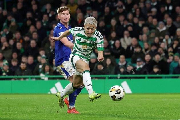 Video: Daizen Maeda opens scoring for Celtic against Dundee Utd