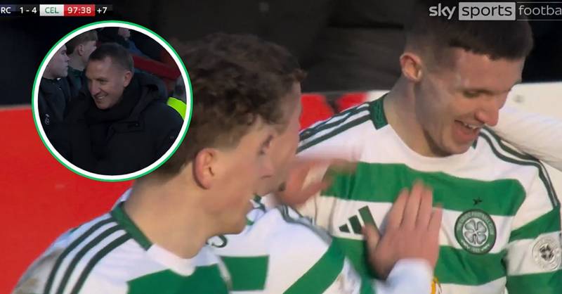 Brendan Rodgers Singles Out "Brilliant" Johnny Kenny After Assist On Celtic Debut