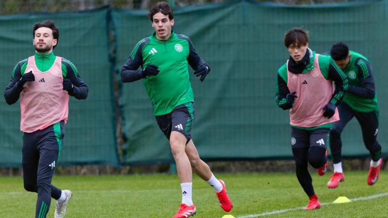 Training Gallery: Celtic v Kilmarnock