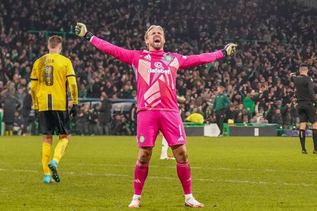 Kasper Schmeichel hails Celtic’s ‘maturity’ after sealing a place in the play-offs