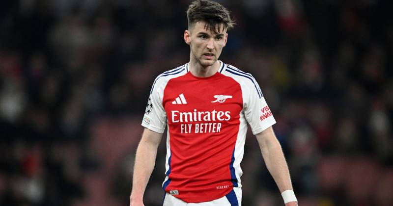 Kieran Tierney serenaded by Arsenal fans as Gooners plead with Celtic hero to stay in London