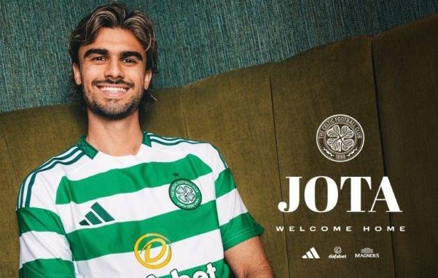 Celtic officially announce that Jota has returned to Paradise