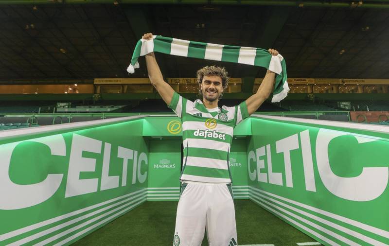 Delighted Jota declares “I’m f****** home baby!” on first day back at Celtic