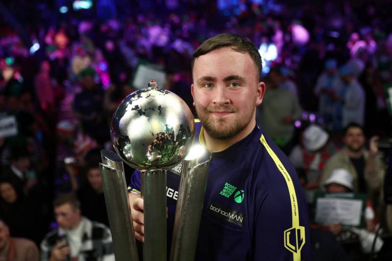 Luke Littler shows Celtic love as PDC World Darts champion reacts to Hoops star video