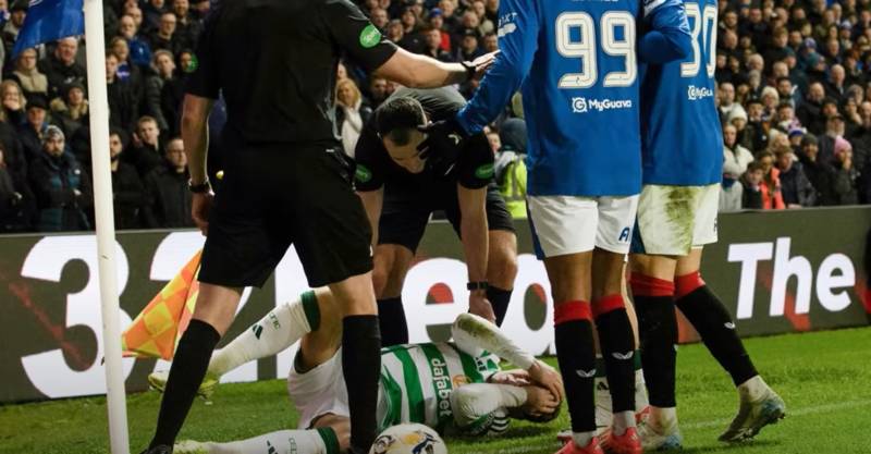 Police Scotland release image of Rangers fan suspected of coin attack on Celtic’s Arne Engels