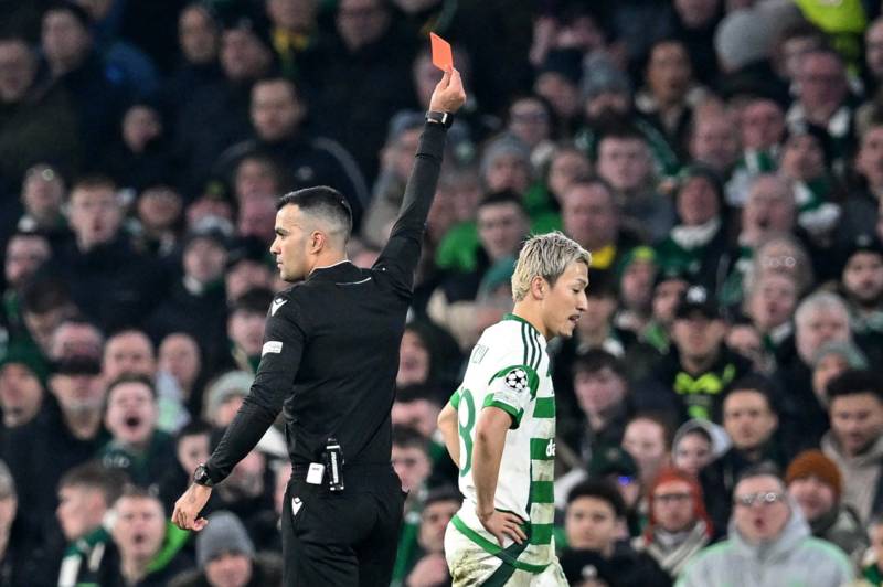 Daizen Maeda discovers Celtic Champions League playoff fate after Young Boys red card