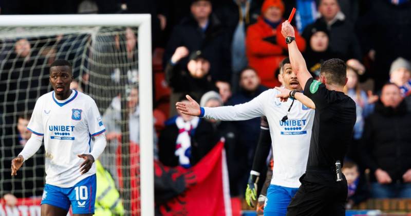 Nick Walsh gets Rangers red card amid Hotline fury as Mohamed Diomande cock-up sparks angry backlash