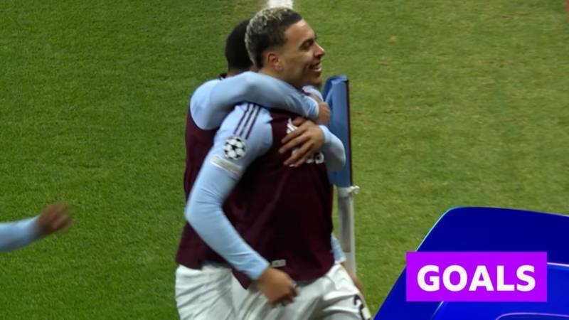 Rogers quickfire double puts Villa 2-0 up against Celtic