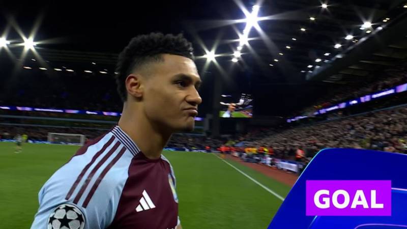 Watkins restores Villa lead against Celtic