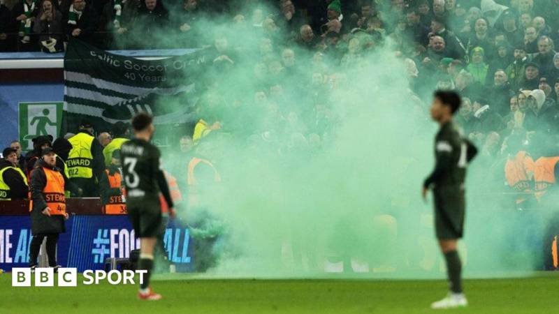 Celtic face wait over potential fan ban over pyro