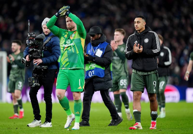 Watch hilarious unseen Kasper Schmeichel moment in Celtic’s Aston Villa clash