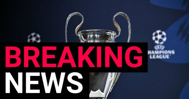 Champions League draw confirmed as Man City and Celtic learn play-off fate