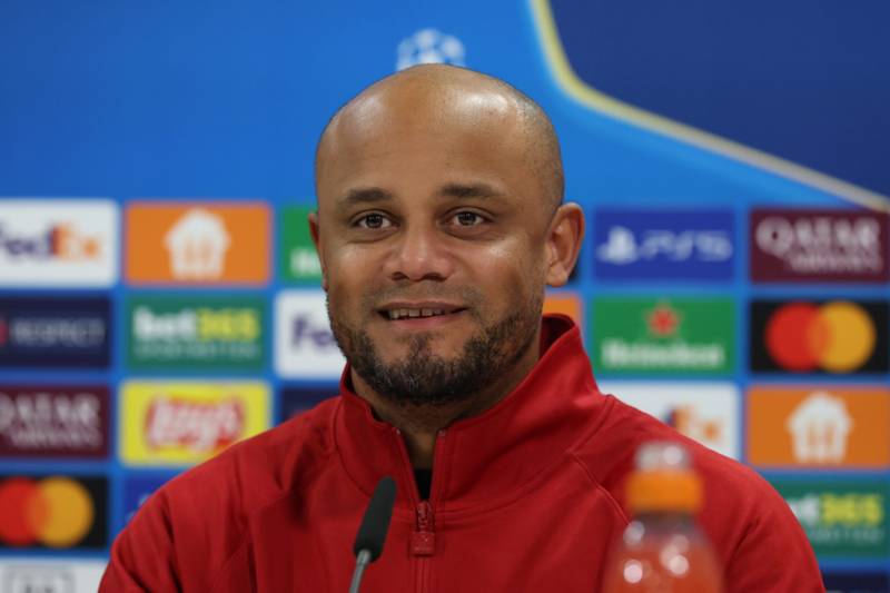 Vincent Kompany relishes ‘hot’ Celtic vs Bayern Munich Champions League prospect