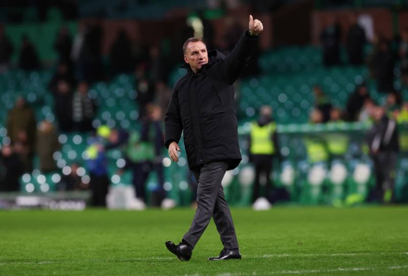 ‘Sublime’ – Brendan Rodgers blown away on Celtic TV over one Hoops hero’s performance vs Dundee