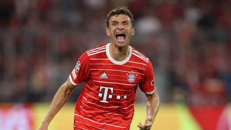 Bayern Munich’s Thomas Muller makes superb Celtic Park claim