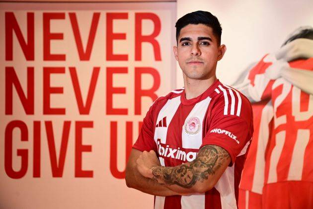 Luis Palma added to Olympiacos’ Europa League squad