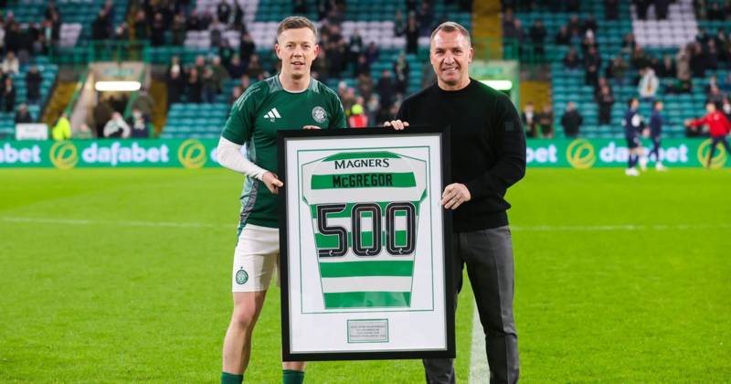 The iconic Celtic moment that will NEVER be topped for Callum McGregor as skipper joins the 500 club