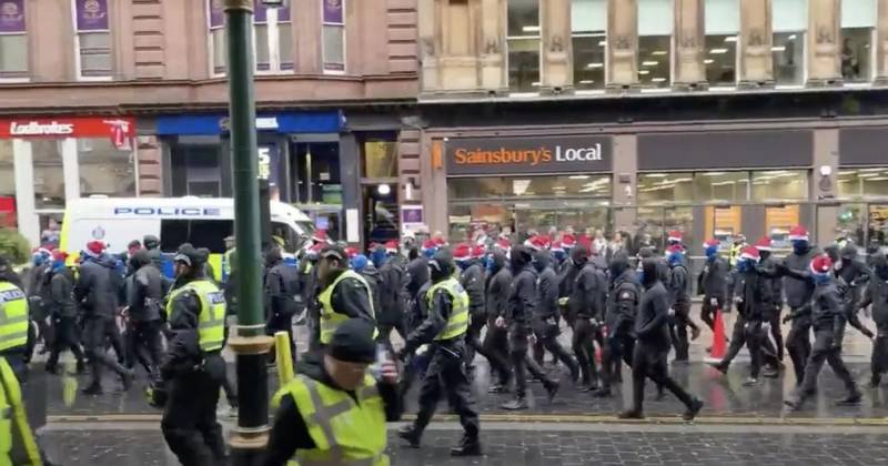 Four men charged after chaos before Celtic vs Rangers Hampden clash