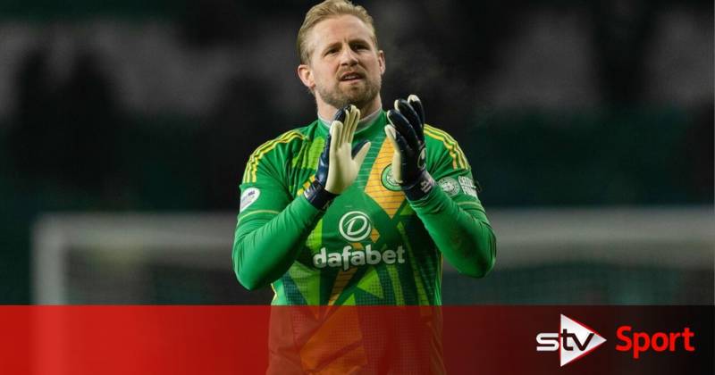 Kasper Schmeichel to miss Celtic’s Scottish Cup game v Raith Rovers with back issue