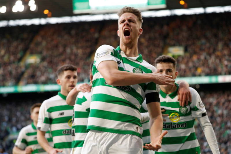 Kristoffer Ajer Makes Surprise Celtic Park Appearance