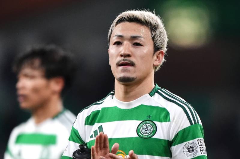 Daizen Maeda thanks Raith players for classy Celtic Park gesture