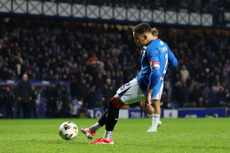 Turning the air blue- how Ibrox fans reacted to that Tav pen miss