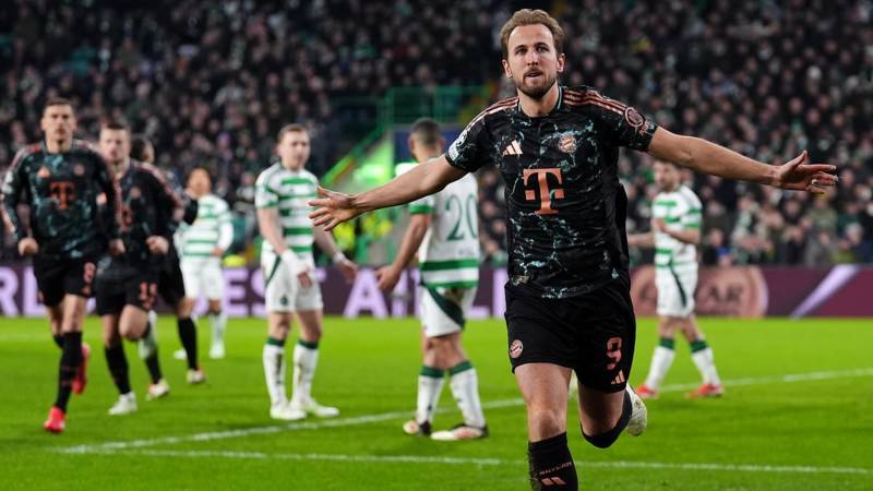 At Celtic Park, it was Harry Kane v Kasper Schmeichel again. and just like when they met in the Premier League, the England striker came out on top