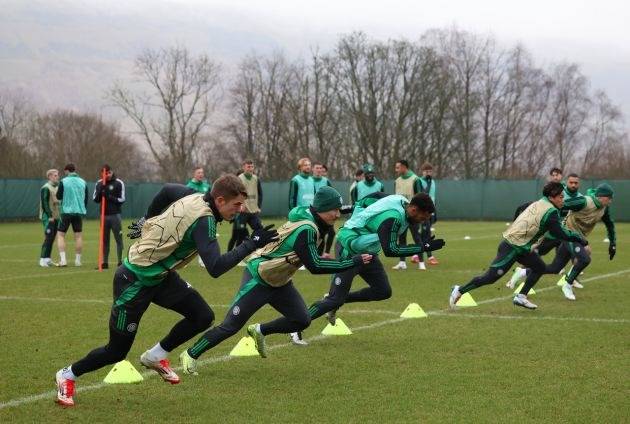 Bhoys train ahead of Bayern clash