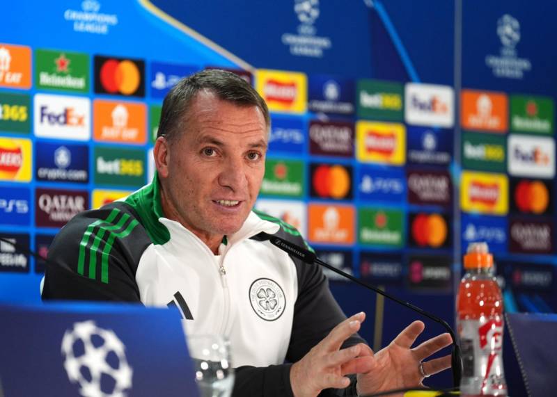 Brendan Rodgers names Celtic starting XI to take on Bayern Munich