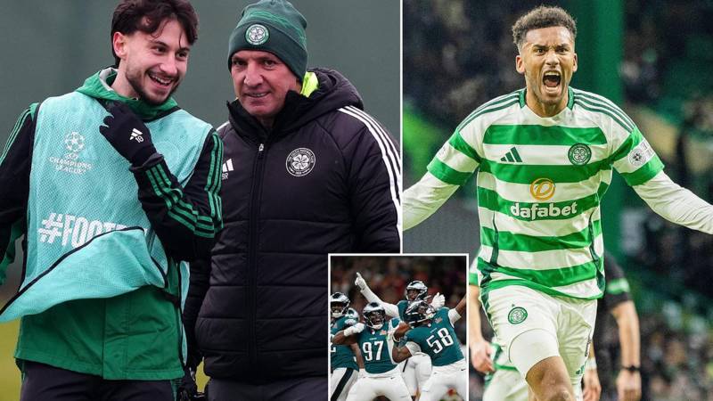 CELTIC CONFIDENTIAL: The legend who has already written off the Bhoys’ chances against Bayern. plus, the Parkhead star still celebrating Philadelphia Eagles’ Super Bowl glory