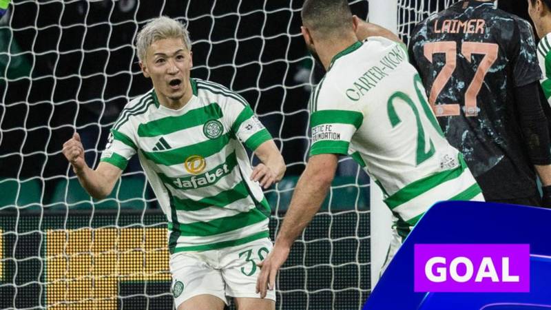 ‘Game on again’ – Maeda pulls one back for Celtic against Bayern