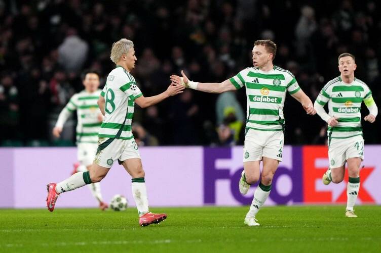 Late Maeda goal gives Celtic faint hope ahead of Champions League second leg