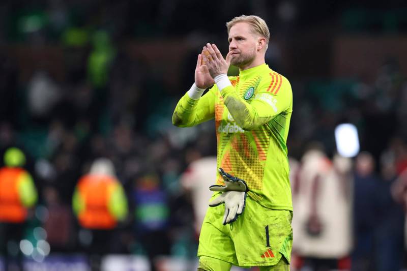 Kasper Schmeichel’s scathing attack of referee after watching back Celtic-Bayern Munich footage