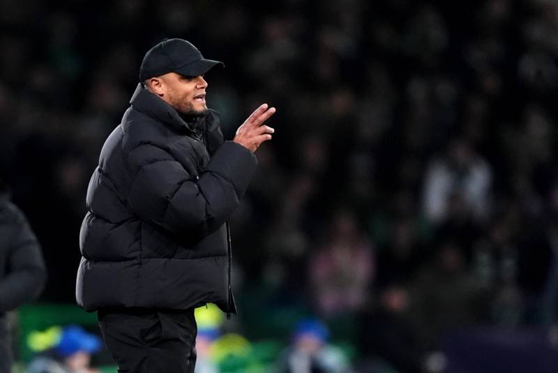 Vincent Kompany delivers verdict on Celtic’s performance vs Bayern Munich