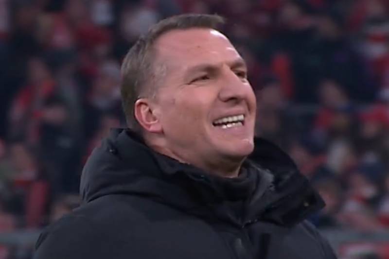 Brendan Rodgers’ unseen pained reaction to Bayern vs Celtic miss