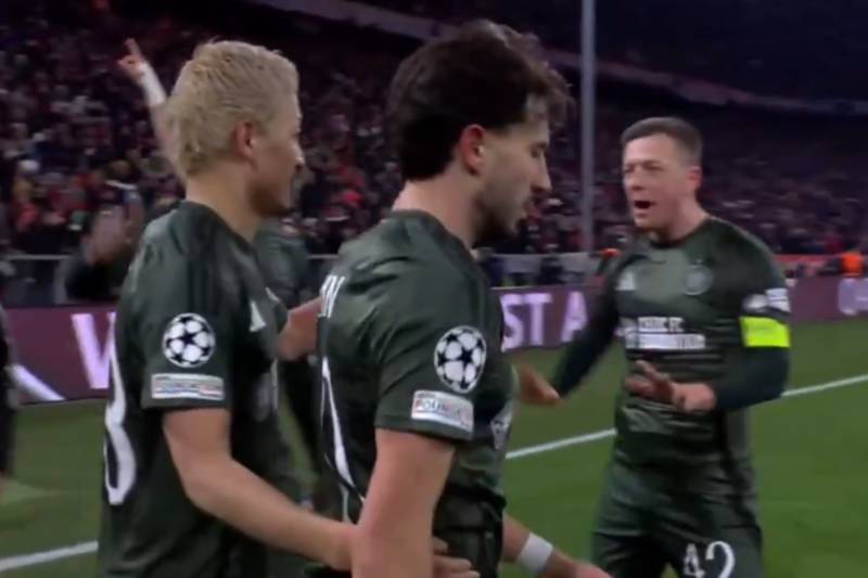 McGregor proves Celtic captain credentials in unseen Bayern celebration footage