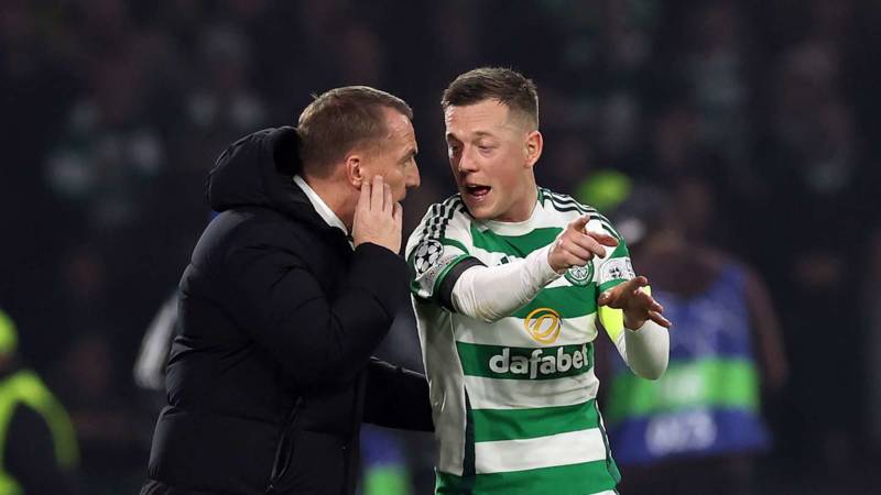 Callum McGregor reacts to controversial Celtic vs Bayern Munich incident