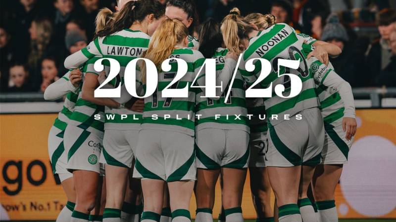 Celtic’s SWPL post-split fixtures confirmed as trip to the capital kicks off run-in