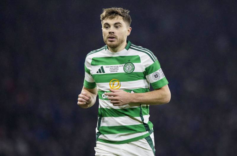 James Forrest injury update ahead of Celtic’s trip to Easter Road