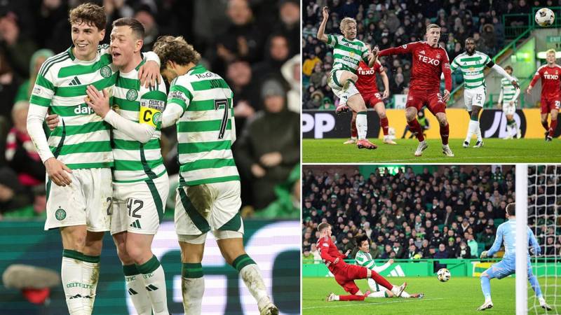 Celtic 5-1 Aberdeen: Bhoys bounce back from defeat at Hibs with five-star rout of Dons