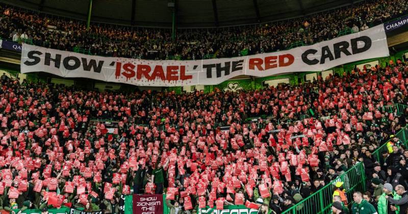 Celtic ‘discover’ UEFA fate over Green Brigade ‘show Israel the red card’ banner