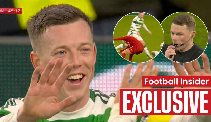 Keith Hackett reacts to Callum McGregor goal controversy in Celtic v Aberdeen