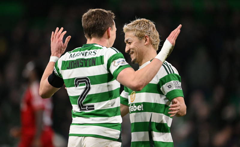 Celtic started shaky, but once we got on top the front men put their show on.